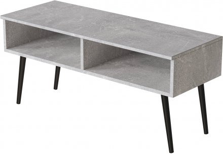 Тумба під ТВ Невада Ferrum-decor 45x100x38 Чорний метал ДСП Бетон 16 мм (FRD-106719) Тумба під ТВ Невада Ferrum-decor 45x100x38 Чорний метал ДСП Бетон 16 мм (FRD-106719)