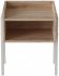 Тумба модульна Ferrum-decor Джузі 540x450x320 метал Білий ДСП Дуб Сан-Марино 16 мм (FRD-102976)