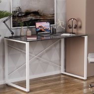 Письмовий стіл Ferrum-decor Серії Конект 75x120x600 білий ДСП Сосна Кембра 16мм (FRD-104212)
