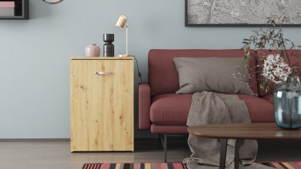 Стіл-тумба трансформер Смарт 1/1 Ferrum-decor 750x1450x500 ДСП Дуб Артизан 16 мм (FRD-105072)