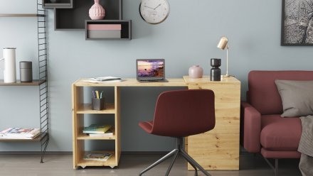 Стіл-тумба трансформер Смарт 1/1 Ferrum-decor 750x1450x500 ДСП Дуб Артизан 16 мм (FRD-105072)