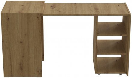 Стіл-тумба трансформер Смарт 1/1 Ferrum-decor 750x1450x500 ДСП Дуб Артизан 16 мм (FRD-105072)