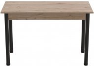 Стіл кухонний Ferrum-decor Беніта 75x120x80 Чорний ДСП Сан-Марино 16мм (FRD-105649)
