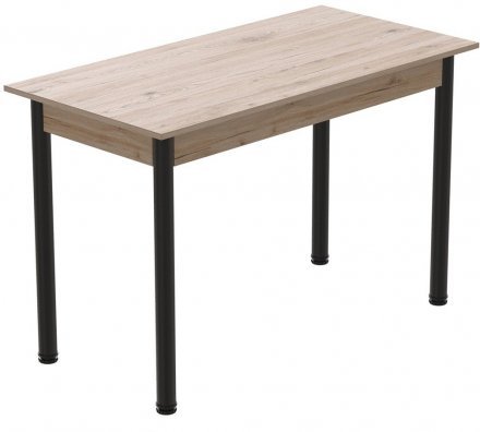 Стіл кухонний Ferrum-decor Беніта 75x120x80 Чорний ДСП Сан-Марино 16мм (FRD-105649) Стіл кухонний Ferrum-decor Беніта 75x120x80 Чорний ДСП Сан-Марино 16мм (FRD-105649)