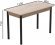 Стіл кухонний Ferrum-decor Беніта 75x120x80 Чорний ДСП Сан-Марино 16мм (FRD-105649) Стіл кухонний Ferrum-decor Беніта 75x120x80 Чорний ДСП Сан-Марино 16мм (FRD-105649)