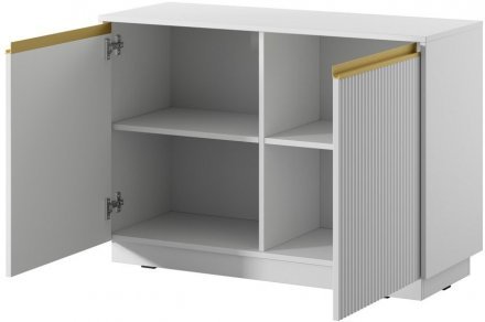 Комод Perfect Home Роял / Royal K104 2-дверний Білий (PFH-091290) Комод Perfect Home Роял / Royal K104 2-дверний Білий (PFH-091290)