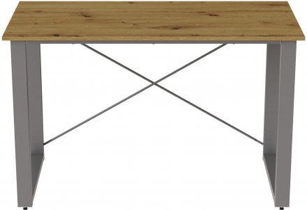 Письмовий стіл Ferrum-decor Драйв 750x1200x700 Сірий метал ДСП Дуб Артизан 32 мм (FRD-103392)