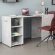 Стіл-тумба трансформер Смарт 1/1 Ferrum-decor 750x1450x500 ДСП Бетон 16 мм (FRD-105073)