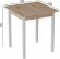 Стіл кухонний Ferrum-decor Дієго 75x70x70 Білий ДСП Сан-Марино 16мм (FRD-105650)