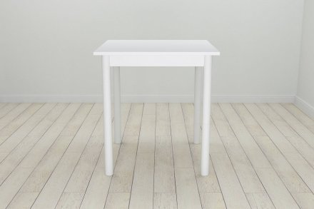 Стіл кухонний Ferrum-decor Агата 75x70x70 Білий ДСП Біле 16мм (FRD-106239)