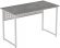 Стіл письмовий Майк Ferrum-decor 75x140x70 Білий метал ДСП Бетон 32 мм (FRD-106541)