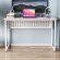 Стіл письмовий Майк Ferrum-decor 75x140x70 Білий метал ДСП Бетон 32 мм (FRD-106541)
