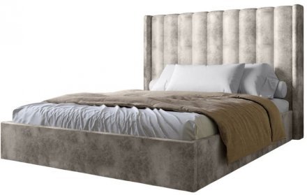 Двоспальне ліжко LION Ніно 180x200 см SILK 102 Айворі (LION-041408)