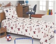 Покривало Maxstyle Soccer синій подростковое н.50х70 см 8350 Покривало Maxstyle Soccer синій подростковое н.50х70 см 8350