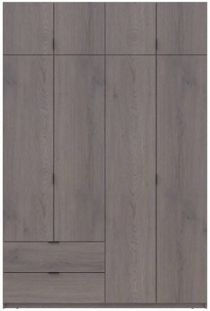 Шафа розпашна з антресоллю Doros Лукас 160х50х240 см Канноло (DRS-011881) Шафа розпашна з антресоллю Doros Лукас 160х50х240 см Канноло (DRS-011881)