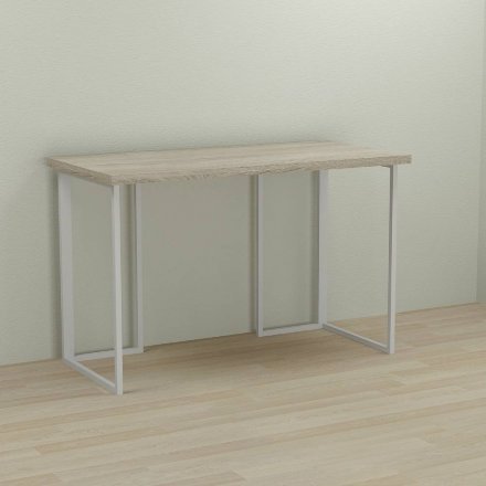 Письмовий стіл Ferrum-decor Ханна 76x100x60 білий ДСП Дуб Сонома 32мм (FRD-103996)