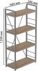 Етажерка 4/60 Ferrum-decor Серії Конект 120x60x28 сірий ДСП Дуб Сан-Марино 16мм (FRD-104249) Етажерка 4/60 Ferrum-decor Серії Конект 120x60x28 сірий ДСП Дуб Сан-Марино 16мм (FRD-104249)