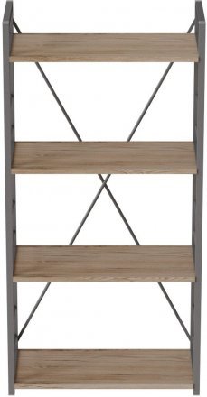 Етажерка 4/60 Ferrum-decor Серії Конект 120x60x28 сірий ДСП Дуб Сан-Марино 16мм (FRD-104249) Етажерка 4/60 Ferrum-decor Серії Конект 120x60x28 сірий ДСП Дуб Сан-Марино 16мм (FRD-104249)