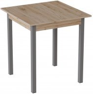 Стіл кухонний Ferrum-decor Дієго 75x70x70 Сірий ДСП Сан-Марино 16мм (FRD-105651)