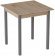 Стіл кухонний Ferrum-decor Дієго 75x70x70 Сірий ДСП Сан-Марино 16мм (FRD-105651)
