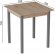 Стіл кухонний Ferrum-decor Дієго 75x70x70 Сірий ДСП Сан-Марино 16мм (FRD-105651)