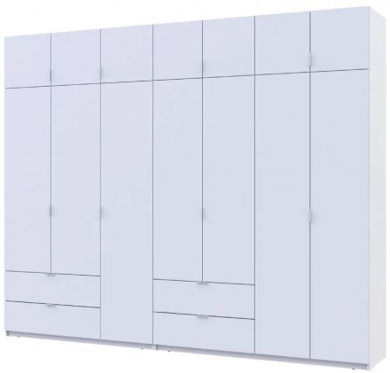 Шафа для одягу Doros Лукас Біла 3+4 ДСП 295х50х240 DRS-011687 (42005122) Шафа для одягу Doros Лукас Біла 3+4 ДСП 295х50х240 DRS-011687 (42005122)