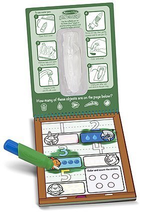 Волшебная водная раскраска Цифры Melissa & Doug MD5399 Волшебная водная раскраска Цифры Melissa & Doug MD5399