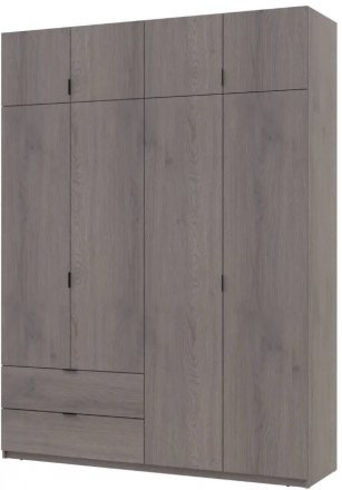 Шафа розпашна з антресоллю Doros Лукас 180х50х240 см Канноло (DRS-011882)