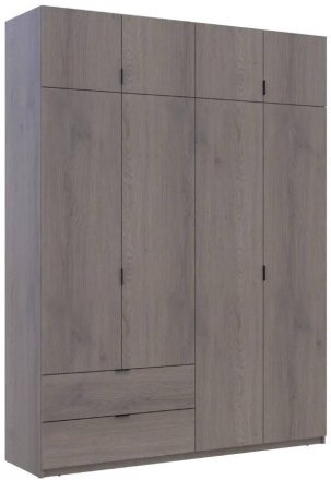 Шафа розпашна з антресоллю Doros Лукас 180х50х240 см Канноло (DRS-011882)