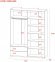 Шафа розпашна з антресоллю Doros Лукас 180х50х240 см Канноло (DRS-011882)