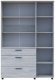 Шафа для одягу Doros Торн Сосна Натті 3 ДСП/3Ш (полиці) 135х51.6х200 (DRS-012080)