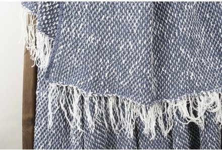 Плед-накидка Wave indigo синій 140х170 см 2000022200912