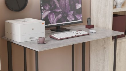 Письмовий стіл Ferrum-decor Ханна 75x140x60 чорний ДСП Біле 16мм (FRD-103491)