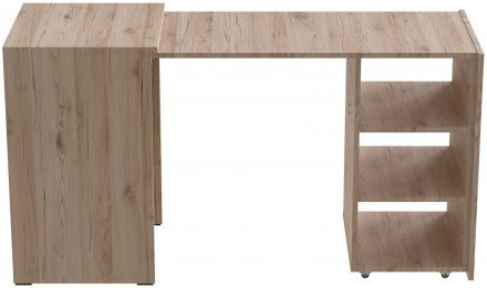 Стіл-тумба трансформер Смарт 1/2 Ferrum-decor 750x1450x600 ДСП Дуб Сан-Марино 16 мм (FRD-105075) Стіл-тумба трансформер Смарт 1/2 Ferrum-decor 750x1450x600 ДСП Дуб Сан-Марино 16 мм (FRD-105075)