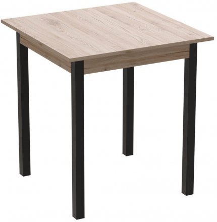 Стіл кухонний Ferrum-decor Дієго 75x70x70 Чорний ДСП Сан-Марино 16мм (FRD-105652)