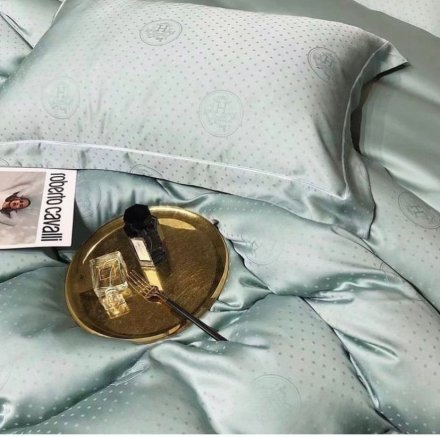 ​Комплект постільної білизни Ніжність зелений 200х230 см