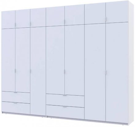 Шафа для одягу Doros Лукас Біла 3+4 ДСП 300х50х240 DRS-011688 (42005130)