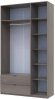Шафа розпашна з антресоллю Doros Лукас 135х50х240 см Канноло (DRS-011883) Шафа розпашна з антресоллю Doros Лукас 135х50х240 см Канноло (DRS-011883)