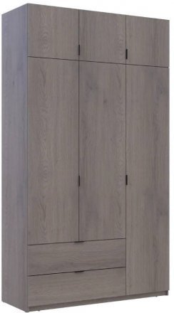 Шафа розпашна з антресоллю Doros Лукас 135х50х240 см Канноло (DRS-011883) Шафа розпашна з антресоллю Doros Лукас 135х50х240 см Канноло (DRS-011883)