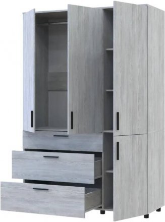 Шафа для одягу Doros Торн Сосна Натті 3 ДСП/3Ш (штанга) 135х51.6х200 (DRS-012081)