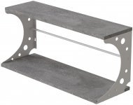 Настінна полиця Ferrum-decor Букін 330x600x240 метал Білий ДСП Бетон 16 мм (FRD-102876) Настінна полиця Ferrum-decor Букін 330x600x240 метал Білий ДСП Бетон 16 мм (FRD-102876)