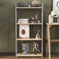 Етажерка 4/60 Ferrum-decor Серії Конект 120x60x28 сірий ДСП Дуб Сонома 16мм (FRD-104251) Етажерка 4/60 Ferrum-decor Серії Конект 120x60x28 сірий ДСП Дуб Сонома 16мм (FRD-104251)