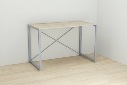 Письмовий стіл Ferrum-decor Серії Конект 75x120x600 сірий ДСП Дуб Сонома 16мм (FRD-104216)