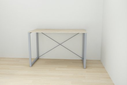 Письмовий стіл Ferrum-decor Серії Конект 75x120x600 сірий ДСП Дуб Сонома 16мм (FRD-104216)