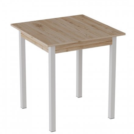 Стіл кухонний Ferrum-decor Дієго 75x80x80 Білий ДСП Сан-Марино 16мм (FRD-105653)