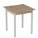 Стіл кухонний Ferrum-decor Дієго 75x80x80 Білий ДСП Сан-Марино 16мм (FRD-105653)