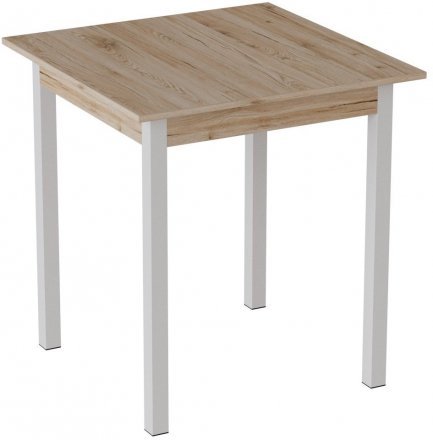 Стіл кухонний Ferrum-decor Дієго 75x80x80 Білий ДСП Сан-Марино 16мм (FRD-105653)