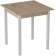 Стіл кухонний Ferrum-decor Дієго 75x80x80 Білий ДСП Сан-Марино 16мм (FRD-105653)
