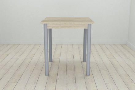 Стіл кухонний Ferrum-decor Агата 75x70x70 Сірий ДСП Сонома 16мм (FRD-106243)