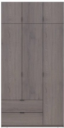Шафа розпашна з антресоллю Doros Лукас 120х50х240 см Канноло (DRS-011884)